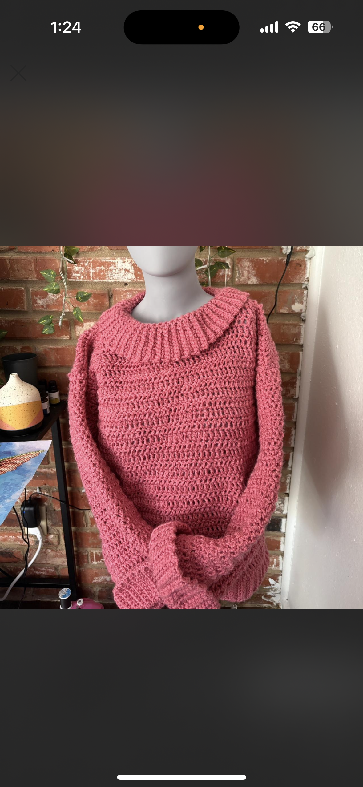 Pink sweater