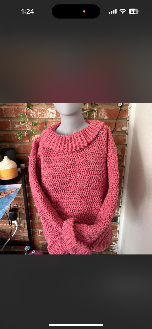 Pink sweater